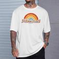 Marshall Minnesota Mnヴィンテージレインボーレトロ70年代 Tシャツ 彼への贈り物