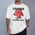 Más Fuerte Con Cada Marcapasos Cirujano A Corazón Abierto Camiseta unisex Regalos para él