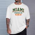 Miami Property 305 ストリートウェア マイアミシティカルチャースタイル Tシャツ 彼への贈り物
