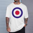 Mod Target レトロ Mods Arrow Targets ファッション Tシャツ 彼への贈り物