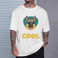 My Dog Thinks I'm Cool サングラス ジャーマンシェパード ドッグオーナー 長袖tシャツ Tシャツ 彼への贈り物