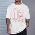Niños Camisa De Cumpleaños Número 11 Para Niñas De 11 Años De Edad Diseño De Mariposa Camiseta unisex Regalos para él