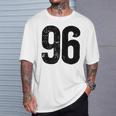 Número 96 Camiseta unisex Regalos para él
