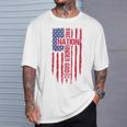 One Nation Under God American Flag Patriotic Christian T-Shirt Gifts for Him