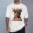 Pitbull Daddyピットブル・パパ・ヴァタータグ アメリカン・ピット・ブル・テリア・パパ 長袖tシャツ Tシャツ 彼への贈り物
