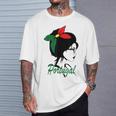Portugal Girl Portugués Es Portugal Bandera Camiseta unisex Regalos para él