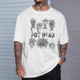 Pot Head 観葉植物 庭師 面白い 観葉植物 Tシャツ 彼への贈り物