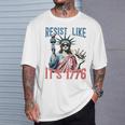 Resist Like It's 1776 No Kings Liberty Statue 4Th Of July T-Shirt Gifts for Him