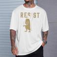 Resist Penguins Activism グラフィック Wetand With Penguins 長袖tシャツ Tシャツ 彼への贈り物