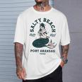 Salty Beach Port Aransas テキサス マーメイドシャツ ダイブバー オイスター Tシャツ 彼への贈り物