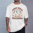 These Boots Are Made For Teaching Western Cowgirl Teacher T-Shirt Gifts for Him