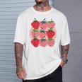 Strawberries Red Berriesummer Fruit Retrotrawberry T-Shirt Geschenke für Ihn