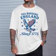 Tea Bagging England Since 1773 Patriotic Eagle 4Th Of July T-Shirt Gifts for Him