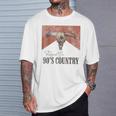 Vintage Western Bull Skull Raised On 90'S Country Music T-Shirt Gifts for Him