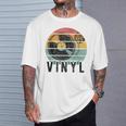 Vinyl Turntable Records Music Lp Djintageun レコードプレーヤー Tシャツ 彼への贈り物