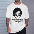 Viva La Libertad Carajo La Libertad Avanza ハビエル・ミレイ Tシャツ 彼への贈り物
