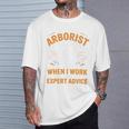 Yes I'm An Arborist Arboricultureアーボリスト 長袖tシャツ Tシャツ 彼への贈り物