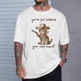 You 'Ve Just Buttered Your Last Biscuit Meow Cowboy Cat Meme 長袖tシャツ Tシャツ 彼への贈り物