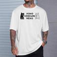【後方腕組ネコ】猫 ネコ かわいい おもしろ 面白い 推し ヲタ オリジナル Tシャツ 彼への贈り物