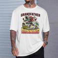 おじいちゃん ランニング ニンジャ メンズ おもしろ Tシャツ 彼への贈り物