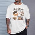 ねこぺん日和 ドーナツ Tシャツ 彼への贈り物