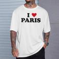 アイハートフランスシティ-アイラブパリ Tシャツ 彼への贈り物
