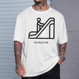 エスカレーター Tシャツ 彼への贈り物