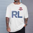 オランダ オランダ 人間の旗 文字 R And L Nederland Tシャツ 彼への贈り物