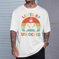 キッズ Level 7 Unlocked 7Th Birthday Gamer For Boys & Girl Tシャツ 彼への贈り物
