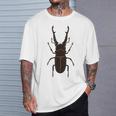 ギラファノコギリクワガタ _昆虫_くわがた Tシャツ 彼への贈り物