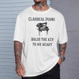 クラシックピアノ Tシャツ 彼への贈り物