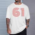 クールレトロライティングジャージ、背番号61 1961 Tシャツ 彼への贈り物