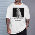 ゴールデンレトリーバー セラピー 、ゴールデンレトリーバー オーナーギフト Tシャツ 彼への贈り物
