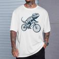 サイクリングトカゲ、爬虫類、爬虫類学、フトアゴヒゲトカゲ Tシャツ 彼への贈り物