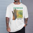 ジェネシスインビジブルタッチツアーロックバンドミュージック Tシャツ 彼への贈り物