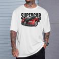 スー、スポーツカー、マッスルカー、レースカーのtシャツ。 Tシャツ 彼への贈り物