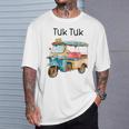 タイ トゥクトゥク バンコク Tシャツ 彼への贈り物