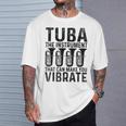 チューバ 振動させる楽器 ミュージシャン チューバ Tシャツ 彼への贈り物