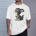 チワワ 犬 かわいい いぬ 子犬 ペット イラスト Tシャツ 彼への贈り物
