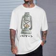 ハリケーンランタンtシャツ白 Tシャツ 彼への贈り物