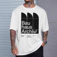 バウハウスアーカイブ – モダニストベルリンデザイン Tシャツ 彼への贈り物