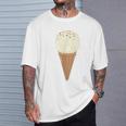 バニラアイスクリーム Tシャツ 彼への贈り物