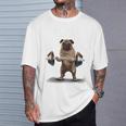 パグ の 筋トレ ついてこれないなら家に帰れ いぬ 犬 Tシャツ 彼への贈り物