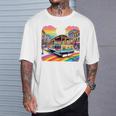 ビンテージ サンフランシスコ ケーブルカーf カストロ カリフォルニア Lgbtq 長袖tシャツ Tシャツ 彼への贈り物