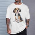 ビーグル 犬 モチーフ ペット イラスト ビーグル Tシャツ 彼への贈り物