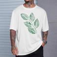 ブナの葉 植物 自然と森林 木のグラフィックス Tシャツ 彼への贈り物