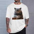 ブリティッシュショートヘア猫猫ママ猫ママかわいい猫 長袖tシャツ Tシャツ 彼への贈り物