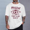 ボクシングクラシックヘビー級ファイトクラブ名門アカデミーボクシング Tシャツ 彼への贈り物