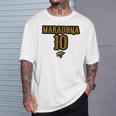マラドーナ 10 長袖tシャツ Tシャツ 彼への贈り物