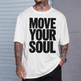 ムーブユアソウル モチベーション インスピレーション Tシャツ 彼への贈り物